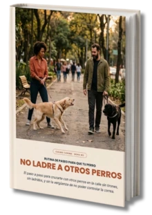 Rutina de paseo para que tu perro no ladre a otros perros